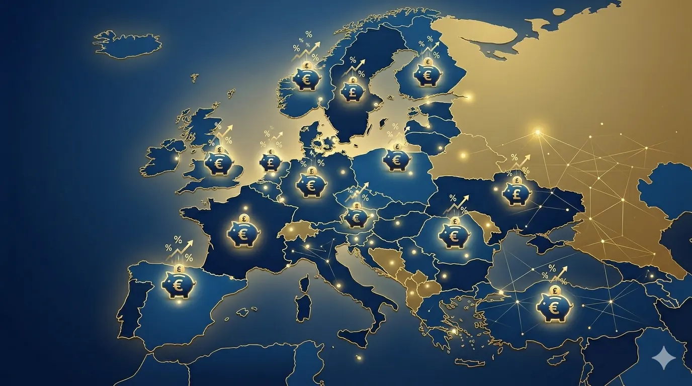 Las Mejores Cuentas de Ahorro con Alta Rentabilidad en Europa — Mayo 2026